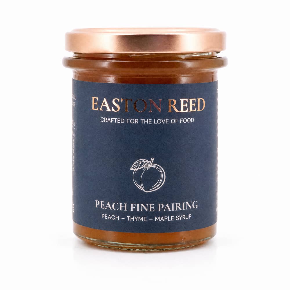 EASTON REED Peach Fine Pairing Pfirsich-Chutney mit Thymian & Ahornsirup