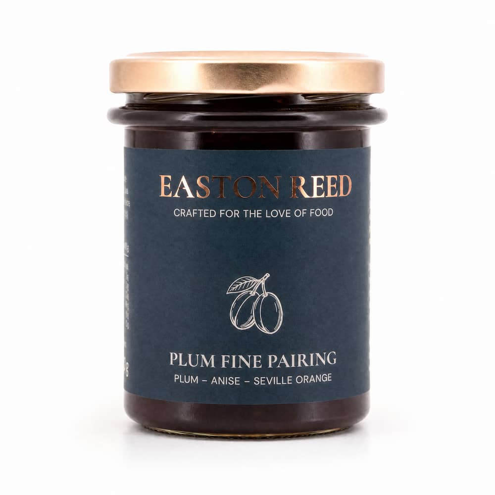 EASTON REED Plum Fine Pairing Pflaumen-Chutney mit Anis & Orange