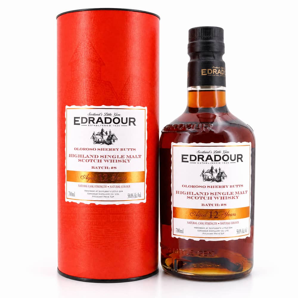 Edradour 12 Jahre Oloroso Sherry Butts Natural Cask Strength Batch #8