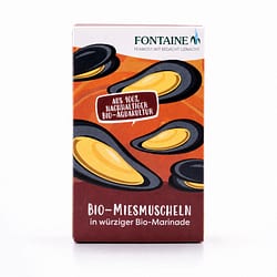Fontaine Bio-Miesmuscheln in würziger Bio-Marinade 120g Produktbild