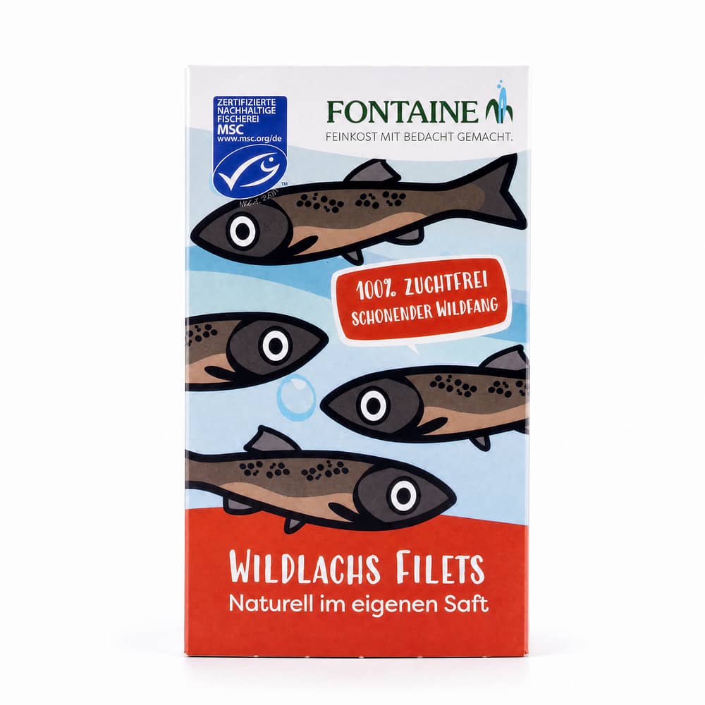 Fontaine Wildlachsfilet naturell 125g