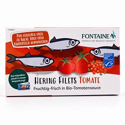 Fontaine Zartes Heringsfilet in BIO Tomatencreme 200g Produktbild