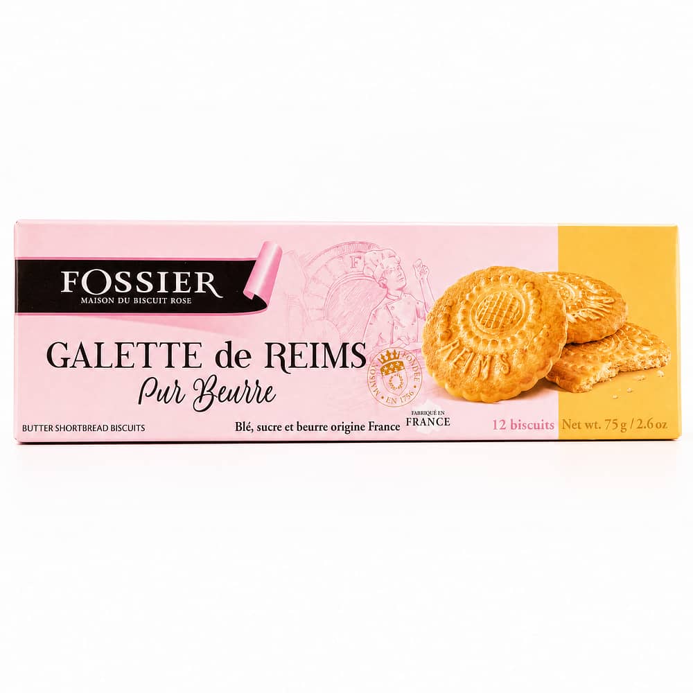 Fossier Galette De Reims Butter Biscuits
