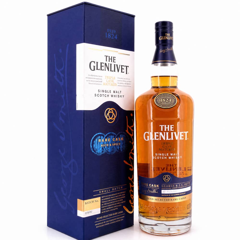 Glenlivet Tripple Cask Matured Rare Cask Batch 9378/016 Literflasche