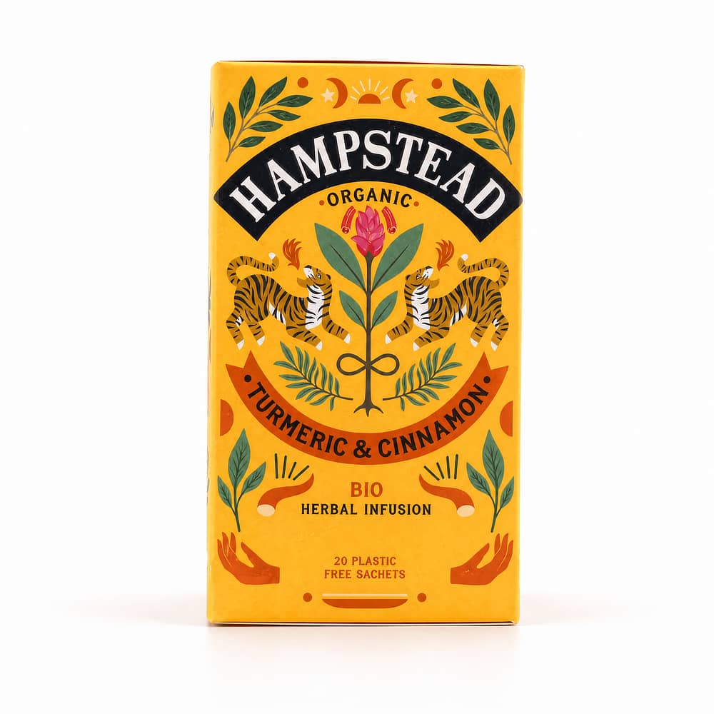 Hampstead Tea Turmeric & Cinnamon BIO 20 Teebeutel