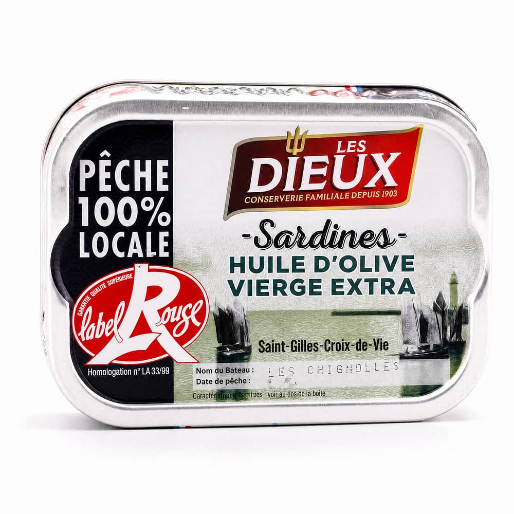 Le Trésor des Dieux Sardinen in Olivenöl Extra Label Rouge 115g