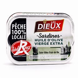 Le Trésor des Dieux Sardinen in Olivenöl Extra Label Rouge 115g Produktbild