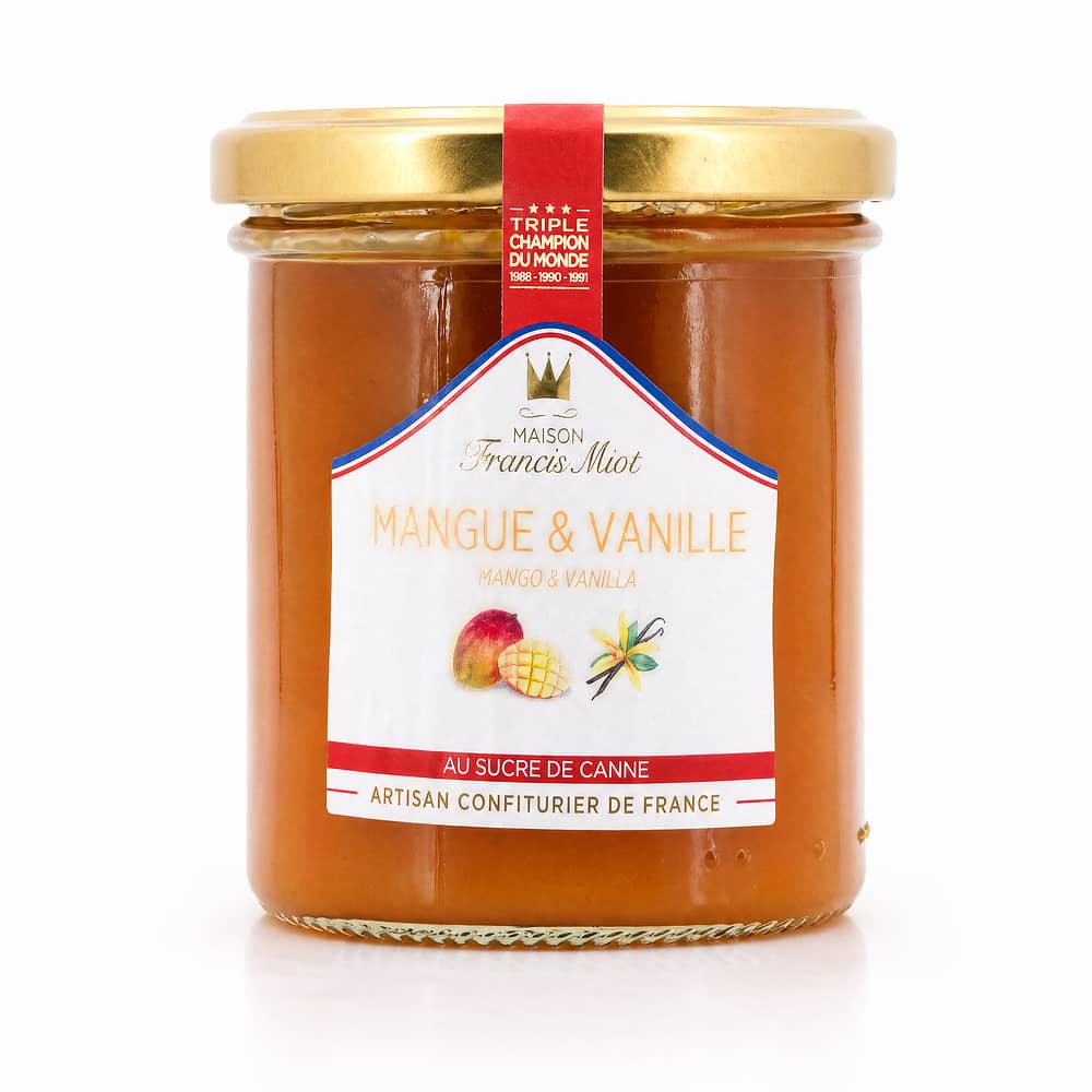 Maison Francis Miot Mangue & Vanille Mango Vanille 220 Gramm Produktbild