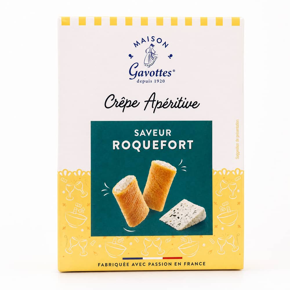 Maison Gavottes Crêperöllchen mit Roquefortgeschmack