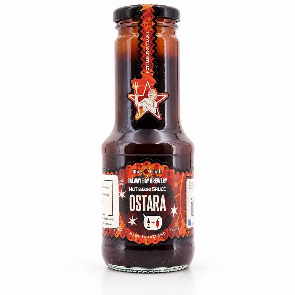 Mic's Chilli Ostara Hot Beer BBQ Sauce 275 Gramm Produktbild
