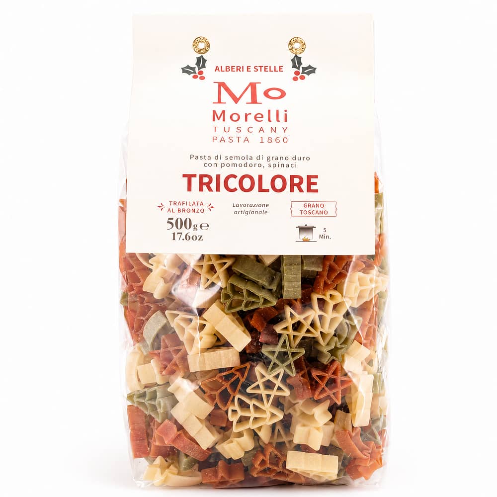Morelli Tricolore Weihnachtsnudeln