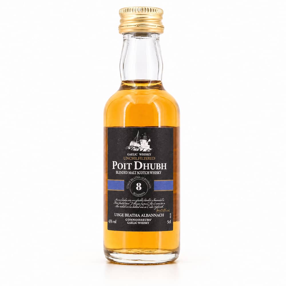 Poit Dhubh 8 Jahre Miniatur Gaelic Whisky