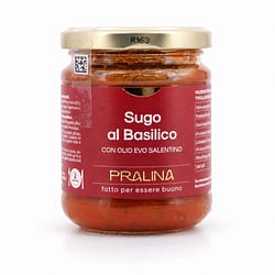 Pralina Sugo al Basilico Tomatensauce mit Basilikum 180g Glas Produktbild