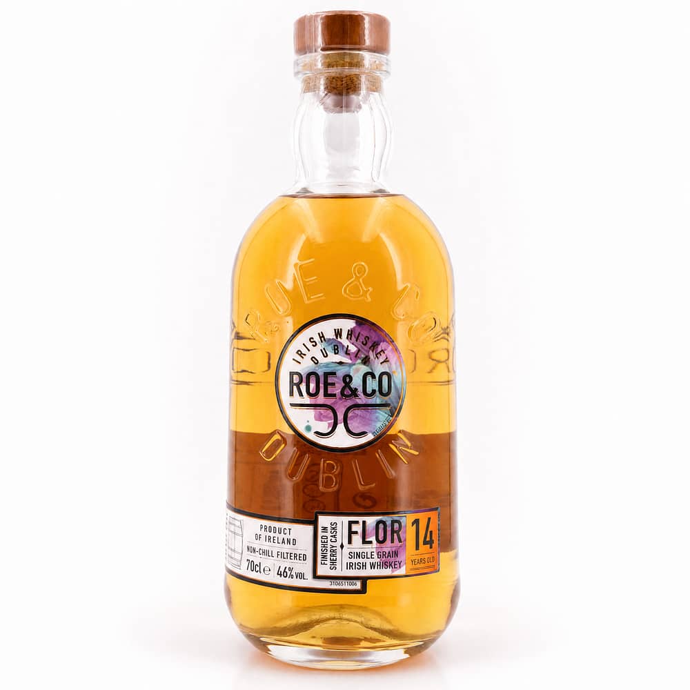Roe&Co Flor Single Grain Irish Whiskey 14 Jahre 0,70 Liter/ 46.0% vol Produktbild