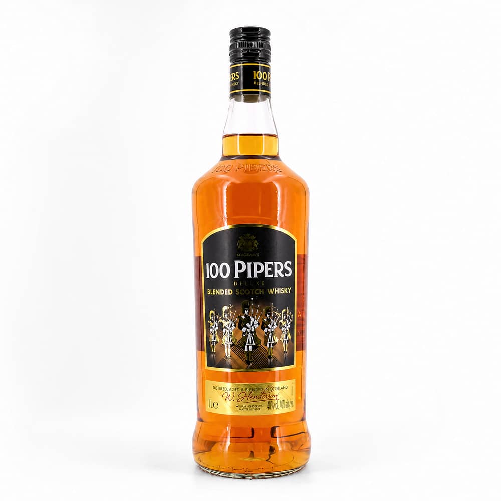 Seagram's 100 Pipers Literflasche