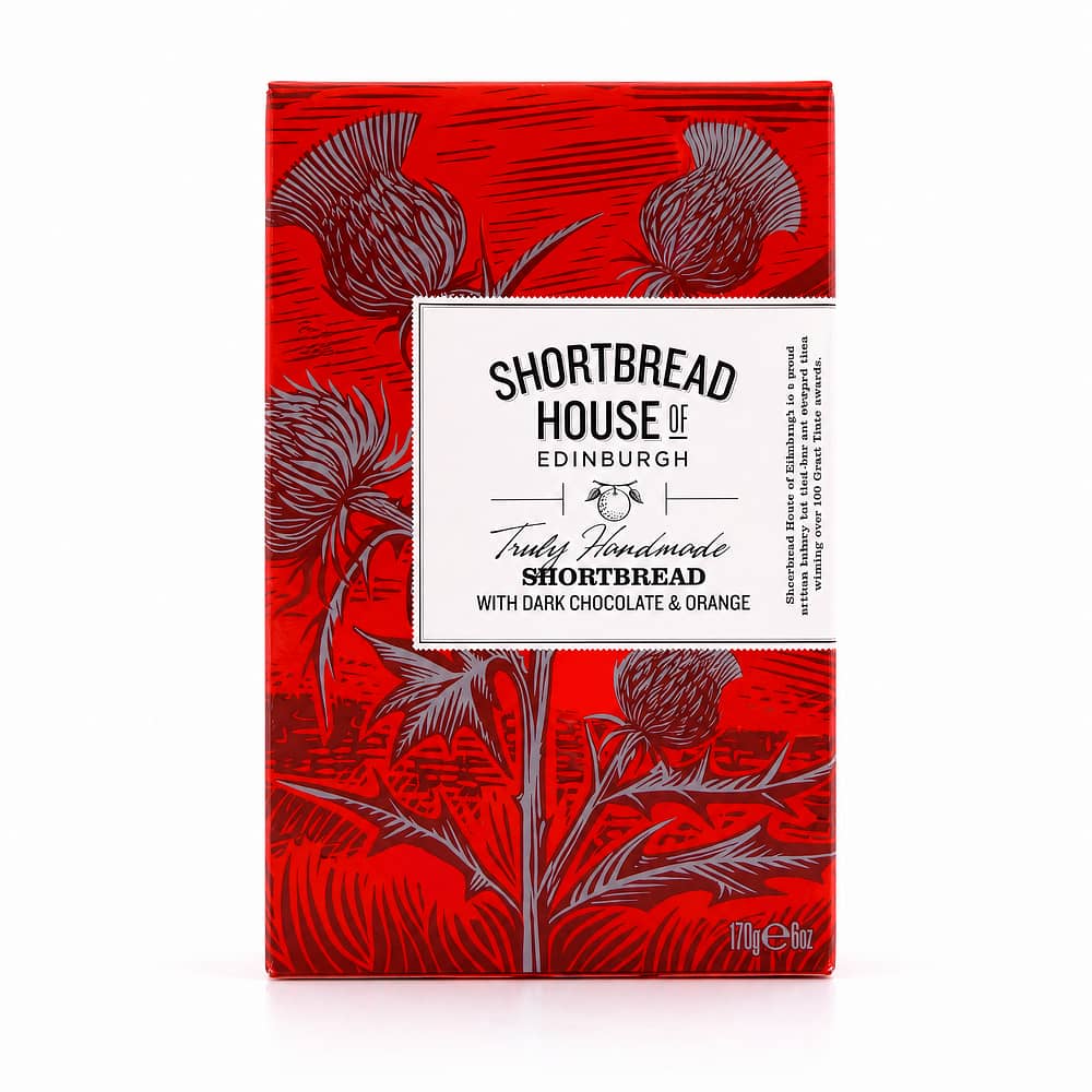 Shortbread House of Edinburgh Shortbread dark Chocolate & Orange Fingers Buttergebäck mit Schokolade und Orange