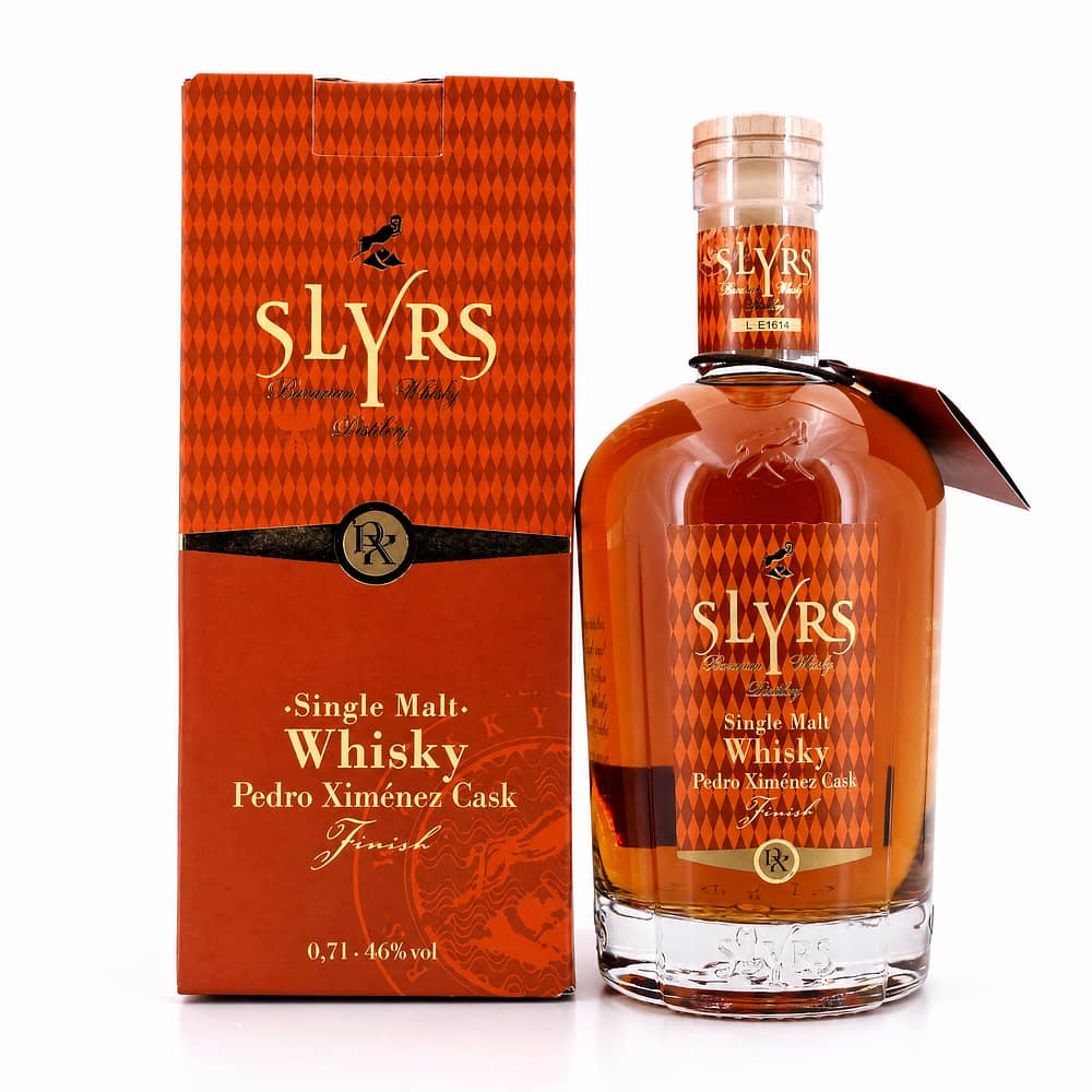 Slyrs Pedro Ximenez finish