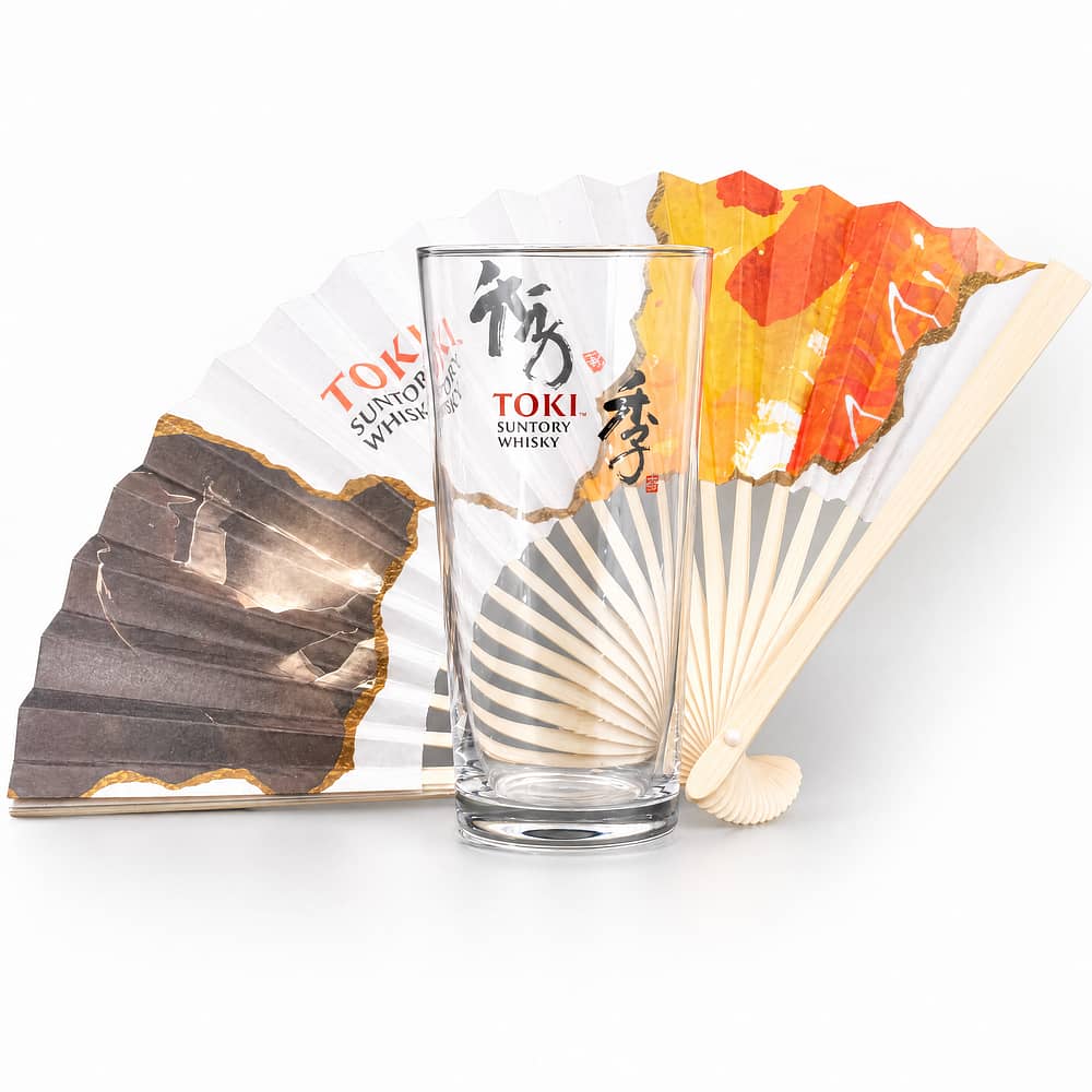 Suntory Toki Glas mit Fächer 1 Stück Produktbild