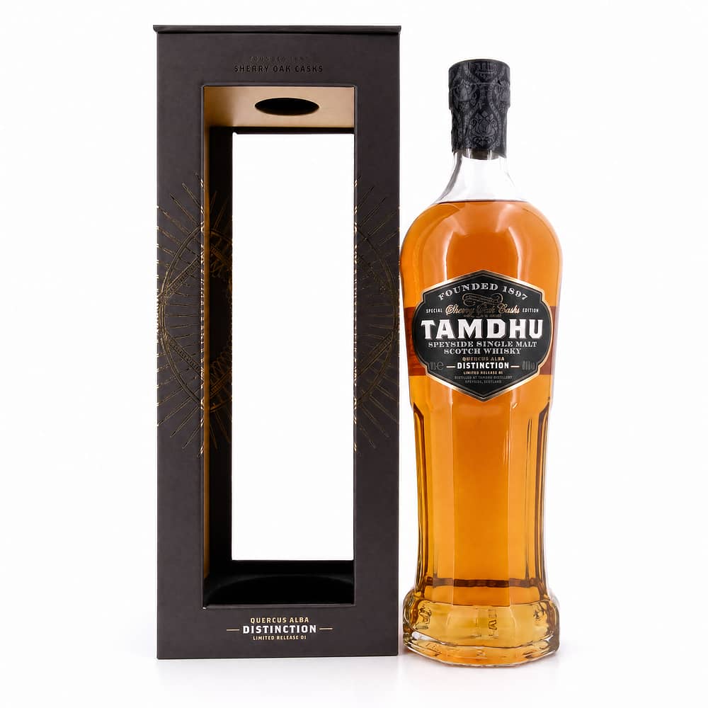 Tamdhu Quercus Alba Distinction Special Sherry Oak Casks Edition 0,70 Liter/ 48.0% vol Produktbild