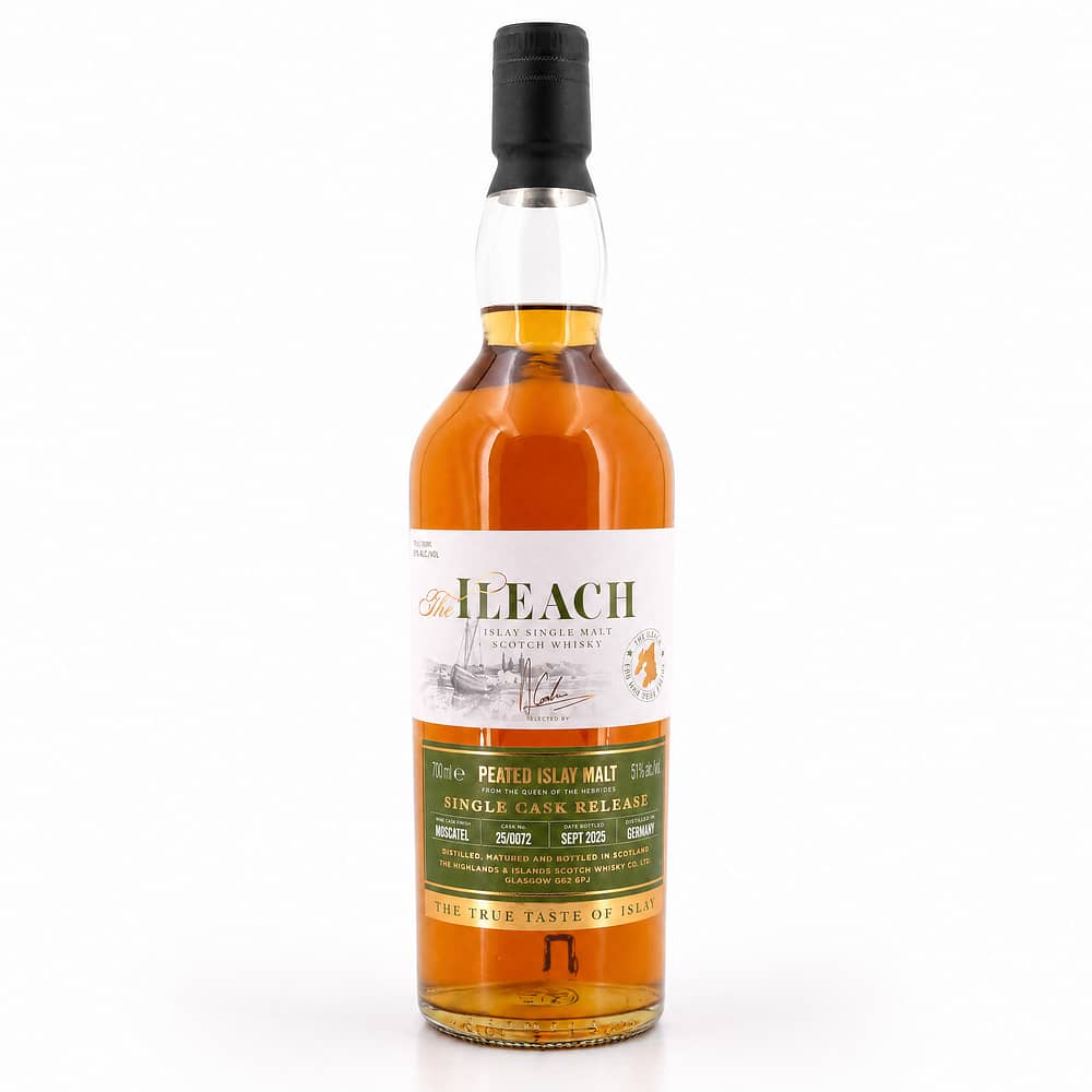 The Ileach Moscatel Finish Single Cask Bottled Sept. 2025 Exclusiv Germany 0,70 Liter/ 51.0% vol Produktbild