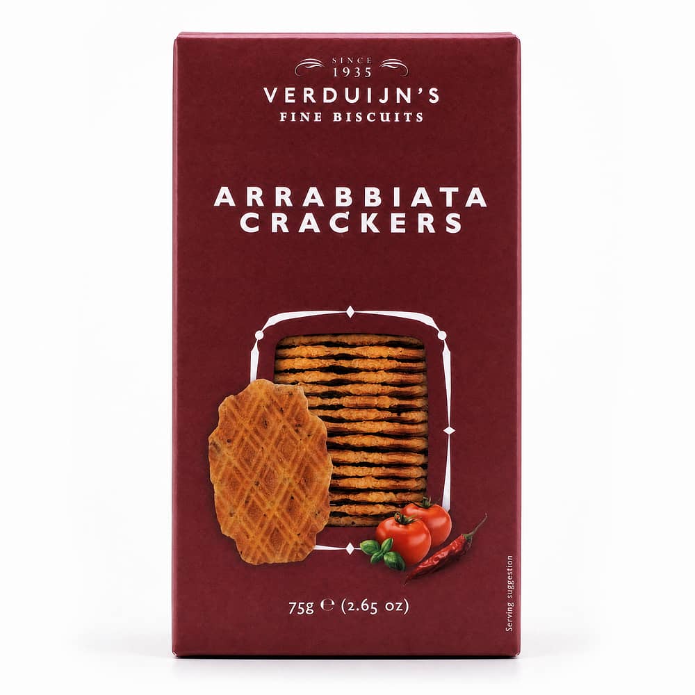 Verduijn's Arrabbiata Crackers 75 Gramm Produktbild
