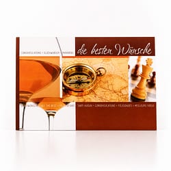 whiskyworld Glückwunschkarte "die besten Wünsche" Produktbild