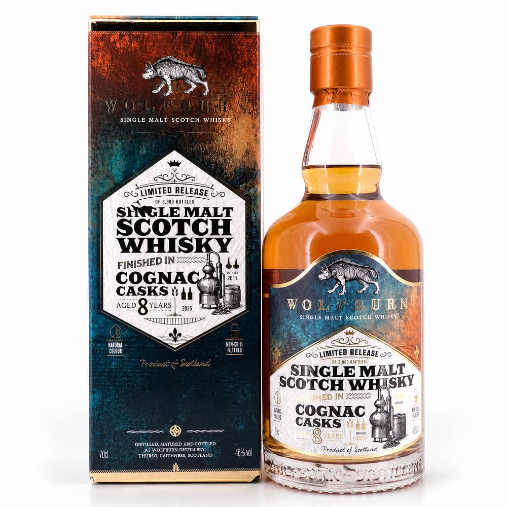 Wolfburn 8 Jahre Cognac Cask Release