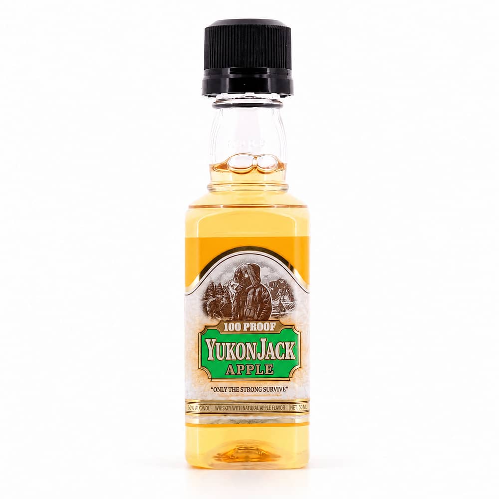 Yukon Jack Jackapple Likör Miniatur PET-Flasche