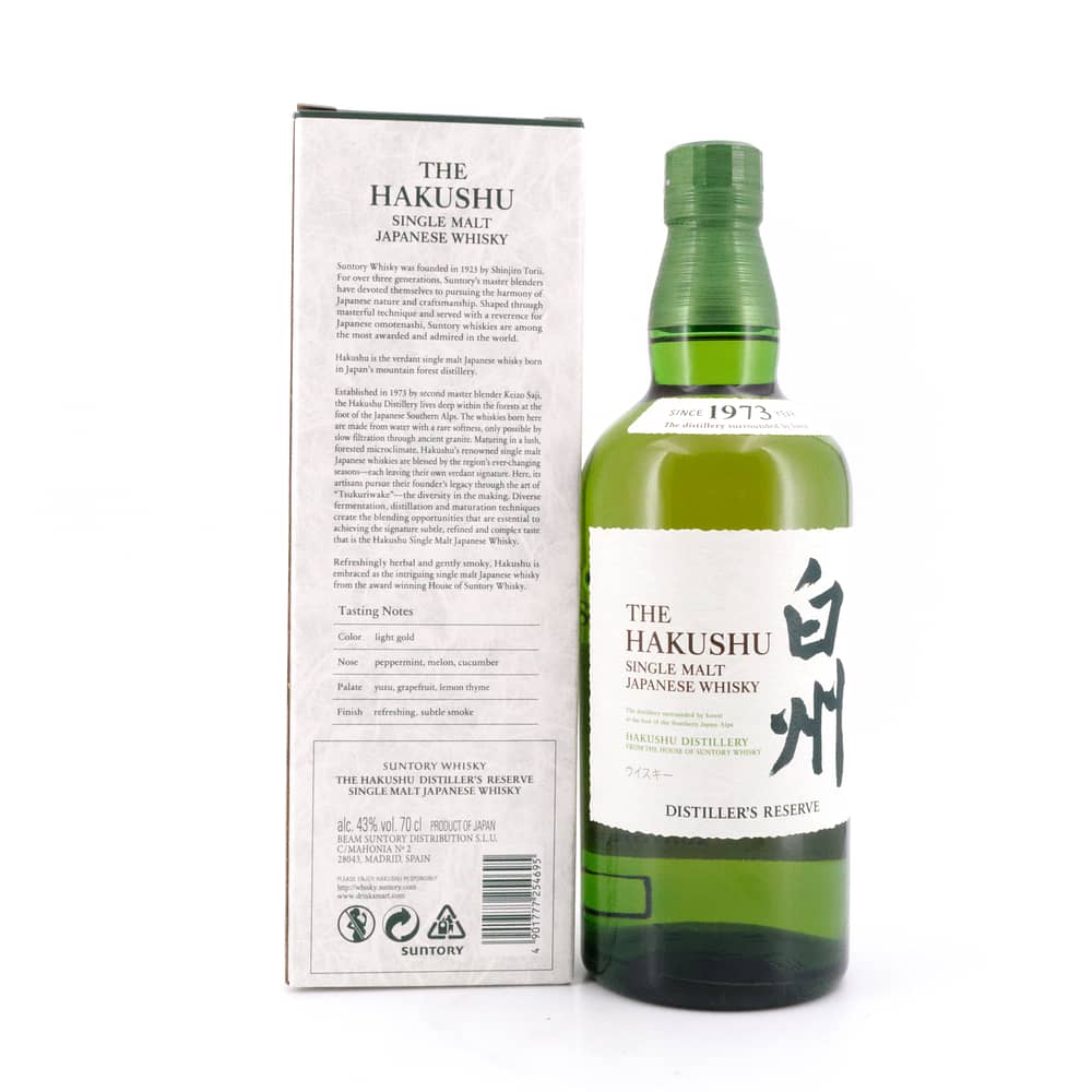 Hakushu Distiller`s Reserve 0,70 Liter/ 43.0% vol Produktbild