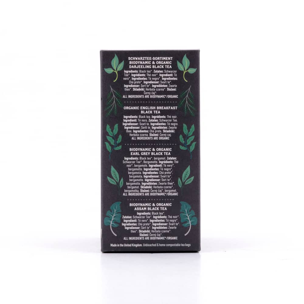 Hampstead Tea BIO Organic Black Tea Selection 20 Teebeutel 40 Gramm Produktbild