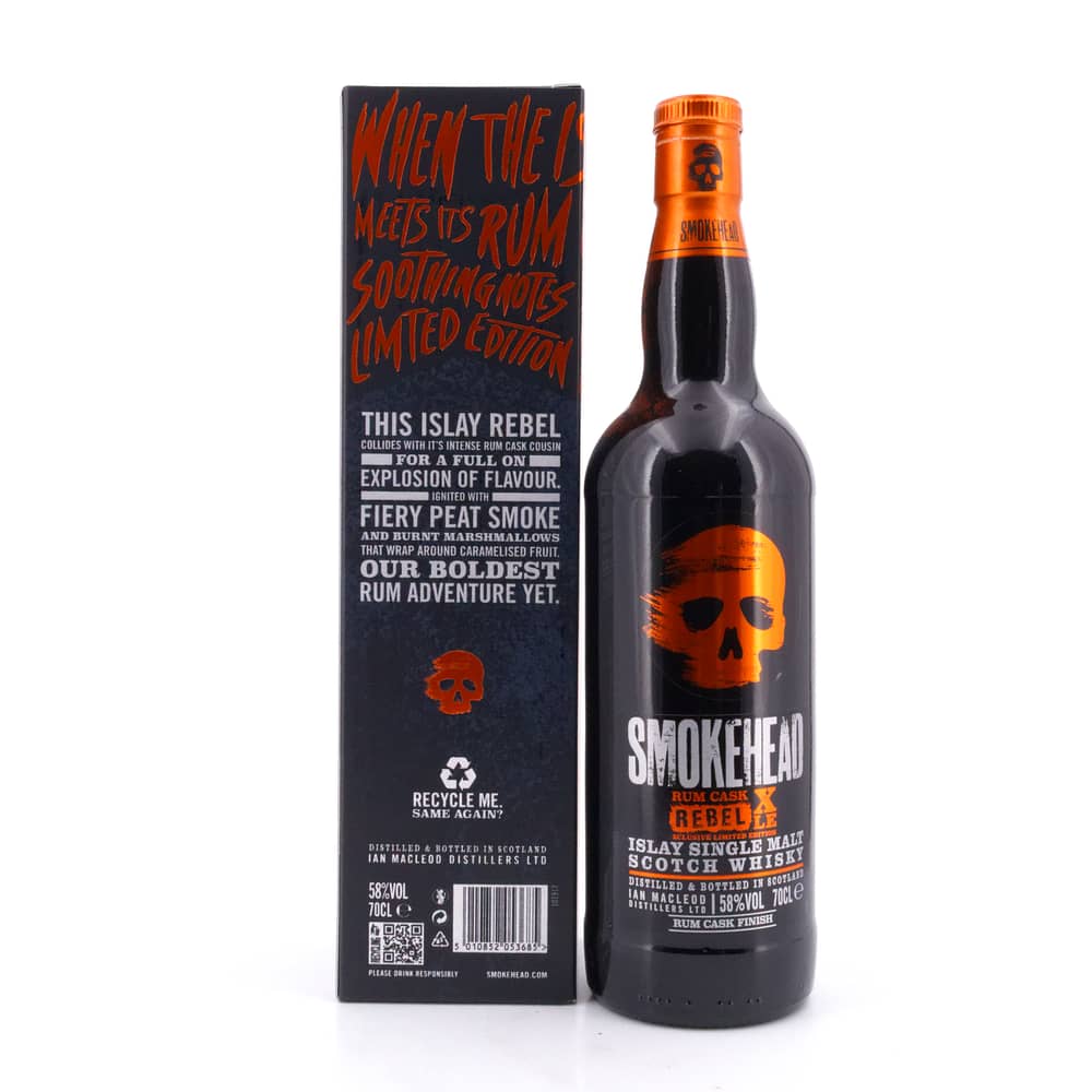 Ian Macleod Smokehead Rum Rebel XLE Islay 0,70 Liter/ 58.0% vol Produktbild
