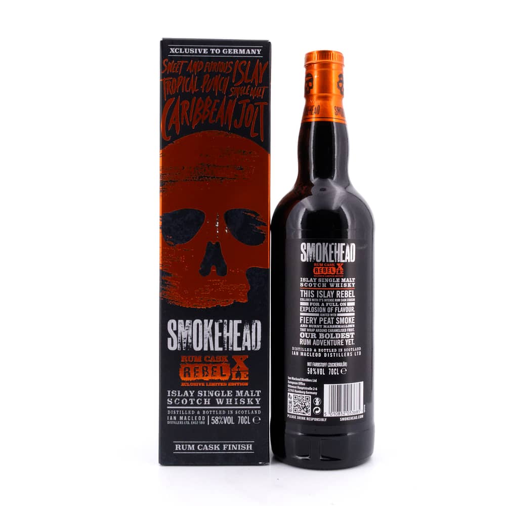 Ian Macleod Smokehead Rum Rebel XLE Islay 0,70 Liter/ 58.0% vol Produktbild