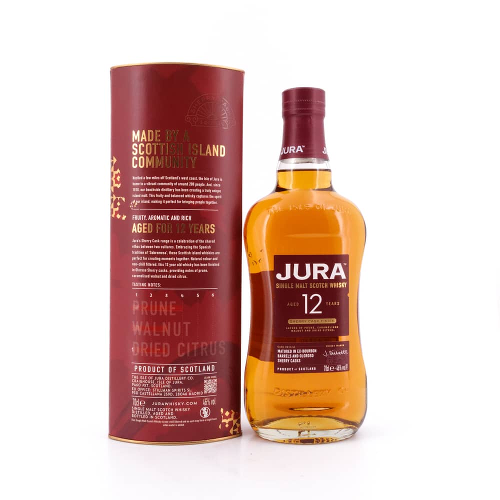 Isle of Jura 12 Jahre Oloroso 0,70 Liter/ 46.0% vol Produktbild