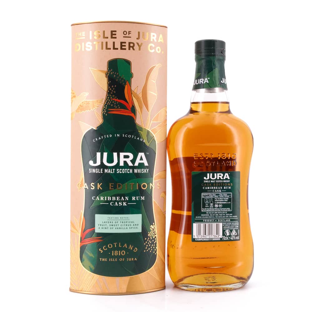 Isle of Jura Caribbean Rum Cask Finish 0,70 Liter/ 40.0% vol Produktbild