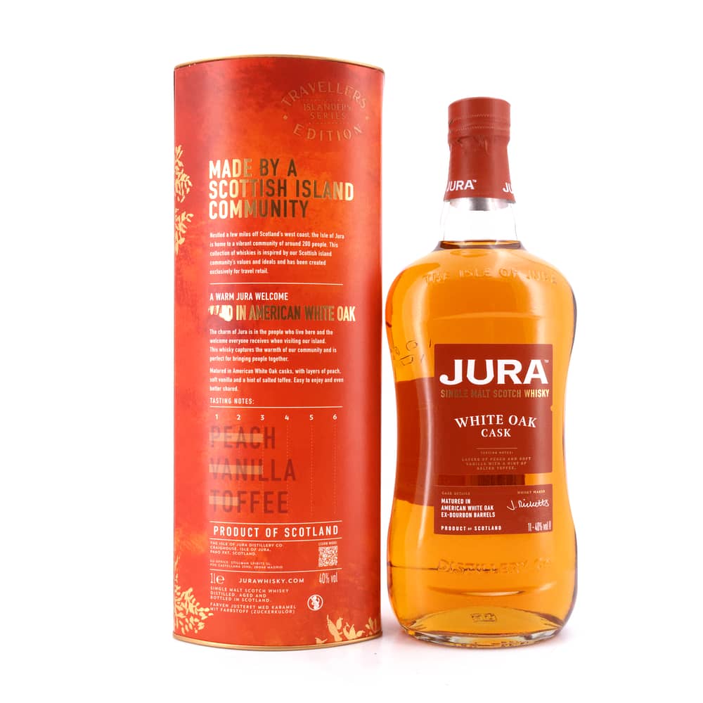 Isle of Jura White Oak Cask Literflasche 1 Liter/ 40.0% vol Produktbild