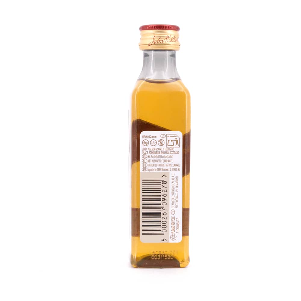 Johnnie Walker Red Label Miniatur PET-Flasche 0,050 Liter/ 40.0% vol Produktbild