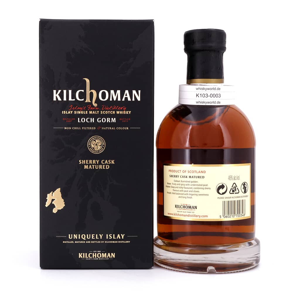 Kilchoman Loch Gorm Sherry Cask Matured first Edition 0,70 Liter/ 46.0% vol Produktbild