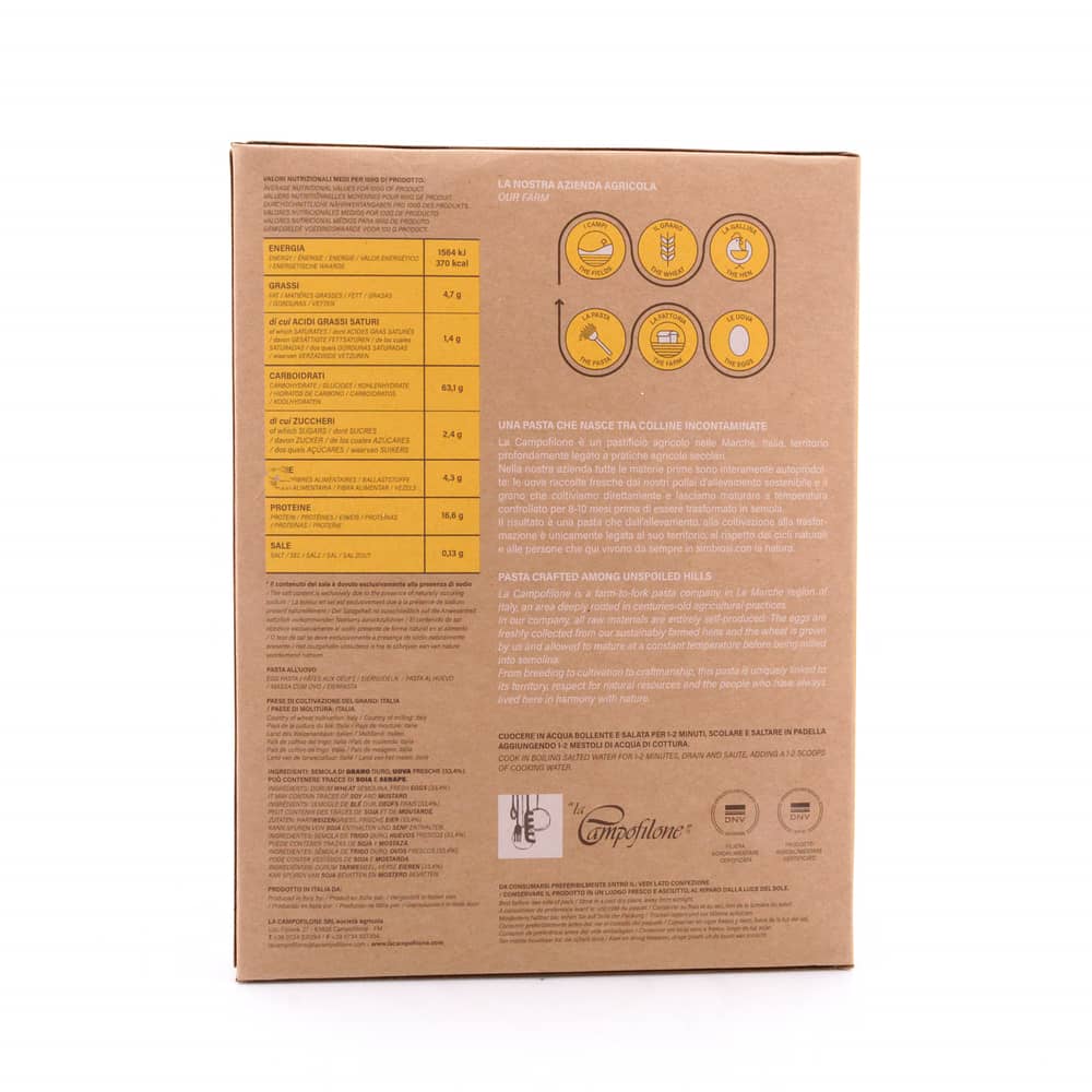 La Campofilone Linguine Eiernudeln 250 Gramm Produktbild