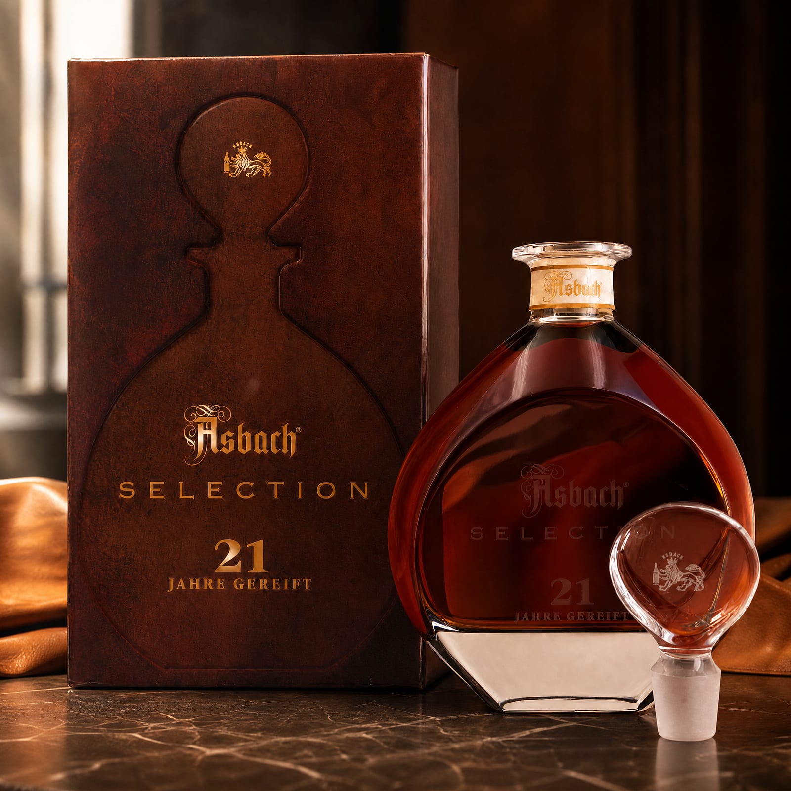Asbach 21 Jahre Selection Karaffenflasche 0,70 Liter/ 40.0% vol