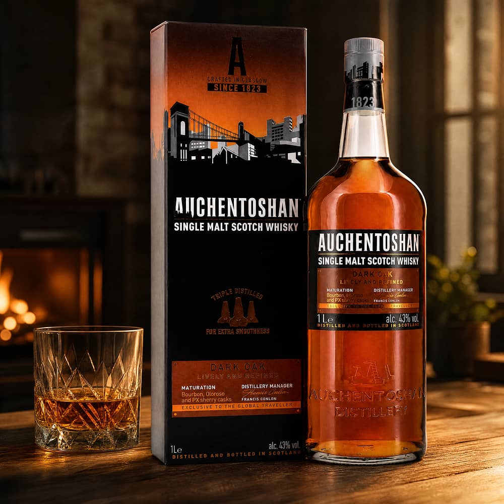 Auchentoshan Dark Oak Literflasche 1 Liter/ 43.0% vol Produktbild