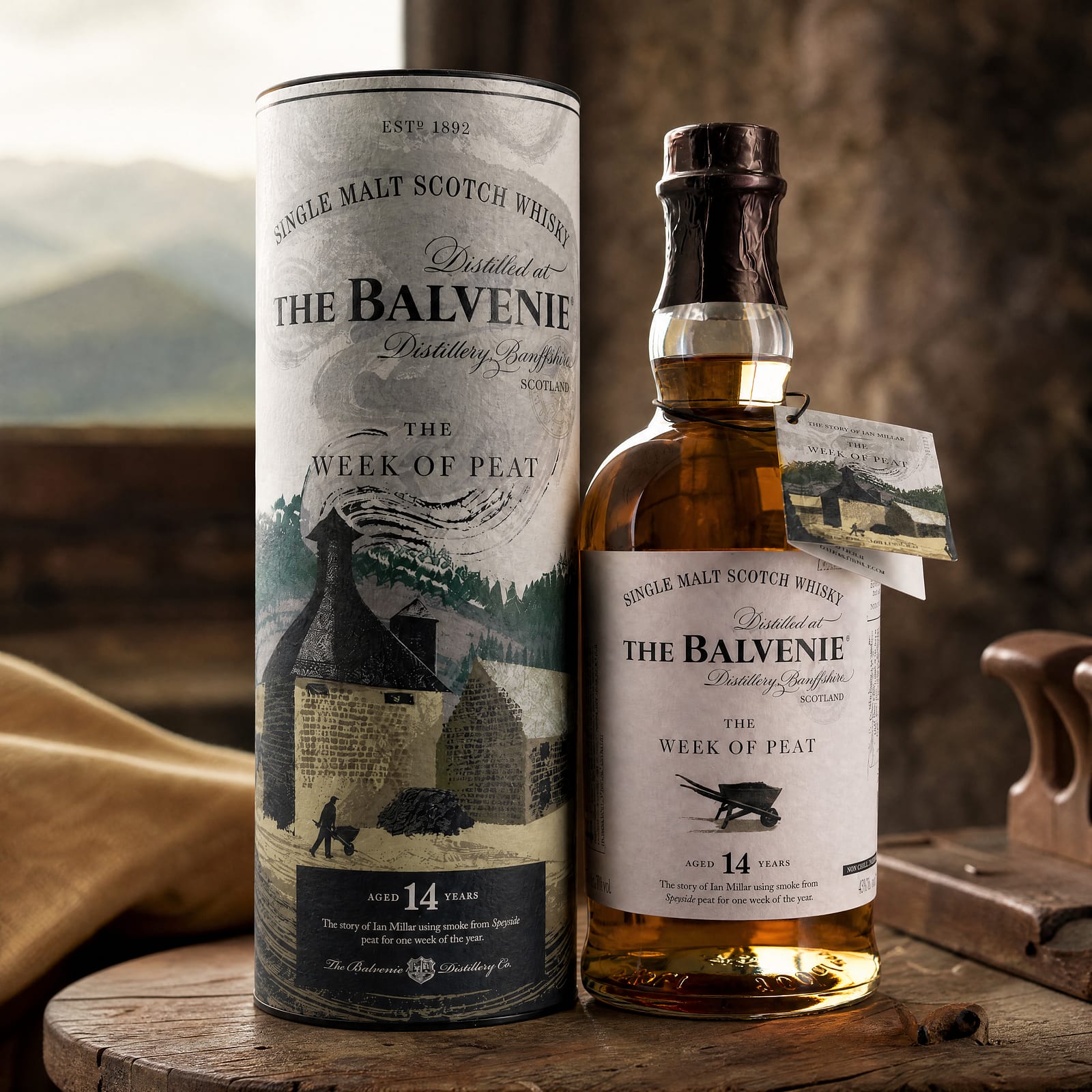 Balvenie 14 Jahre The Week of Peat 0,70 Liter/ 48.3% vol