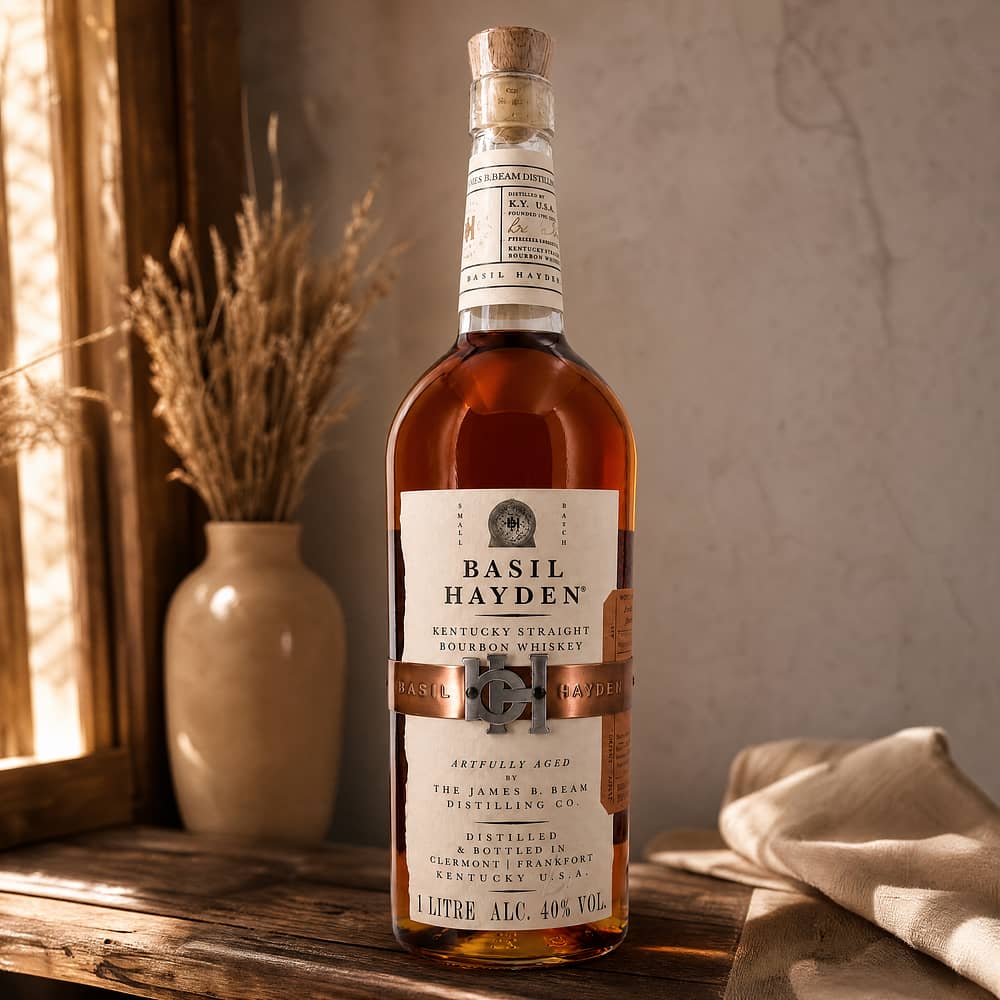 Basil Hayden's Kentucky Straight Bourbon Whiskey Literflasche 1 Liter/ 40.0% vol Produktbild