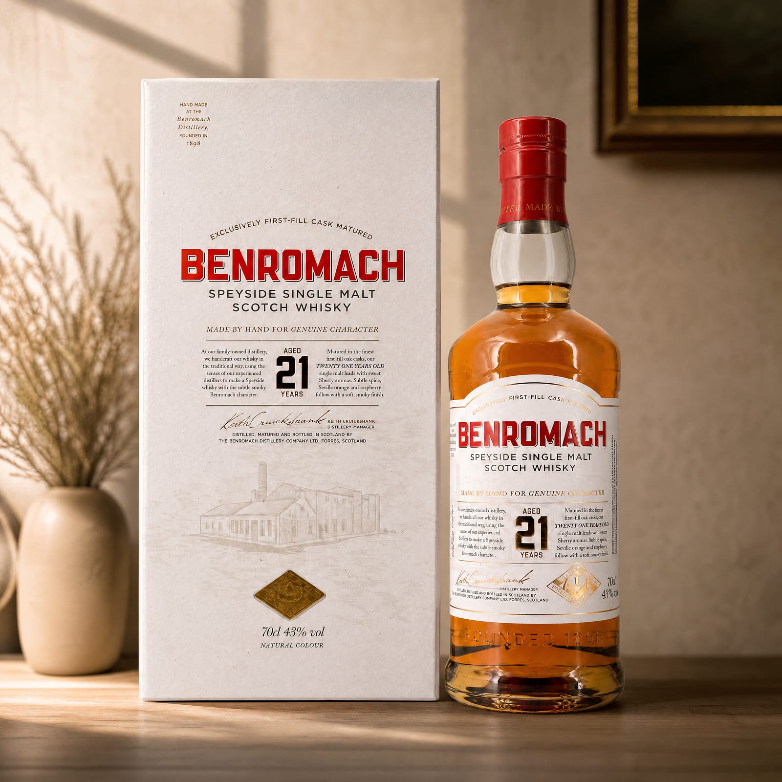Benromach 21 Jahre 0,70 Liter/ 43.0% vol