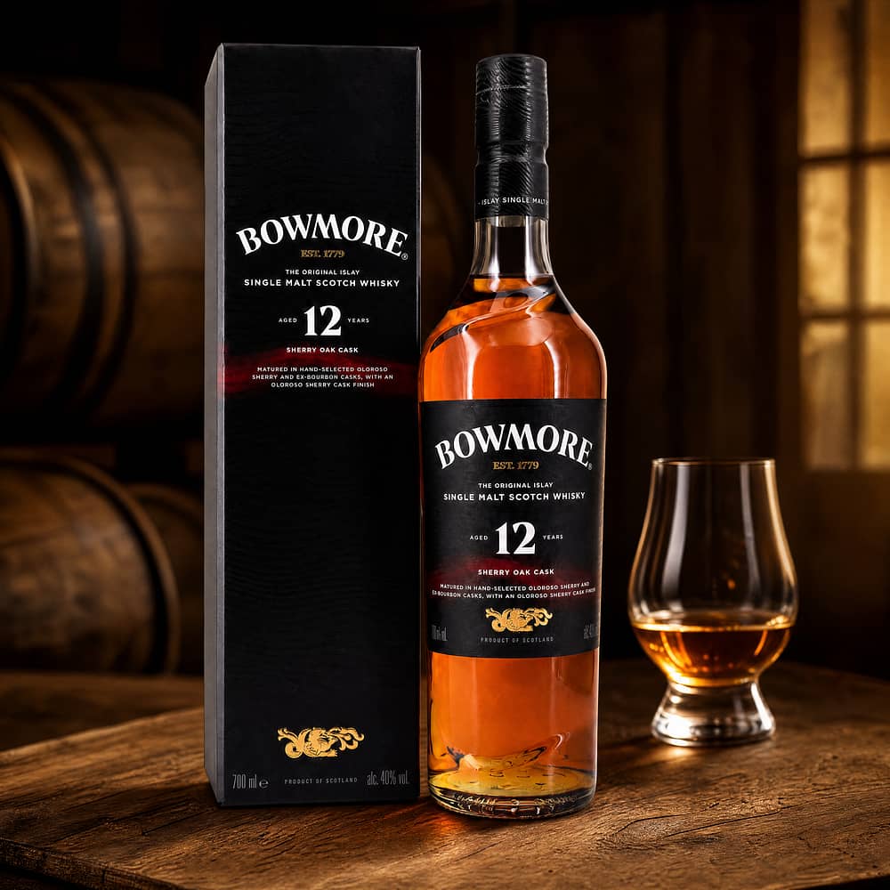 Bowmore 12 Jahre Sherry Oak Collection 0,70 Liter/ 40.0% vol Produktbild