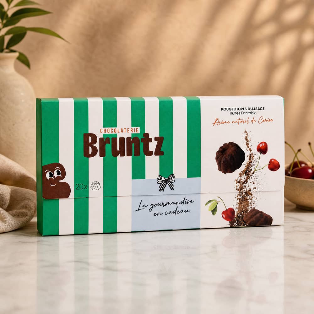 Bruntz Kougelhopfs d'Alsace Kirsche 100 Gramm Produktbild