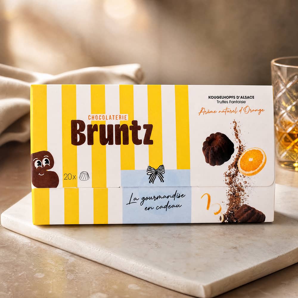 Bruntz Kougelhopfs d'Alsace Orange 100 Gramm Produktbild