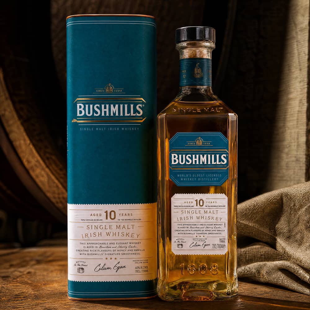Bushmills 10 Jahre 0,70 Liter/ 40.0% vol Produktbild