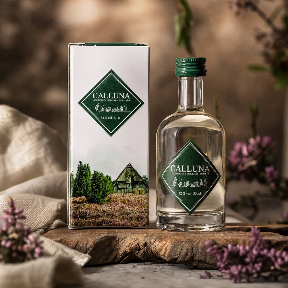 Calluna Lüneburger Heide Kräuter Likör Miniatur 0,050 Liter/ 32.0% vol Produktbild