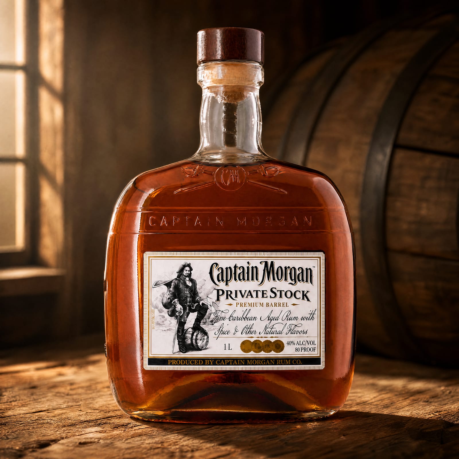 Captain Morgan Private Stock Literflasche 1 Liter/ 40.0% vol