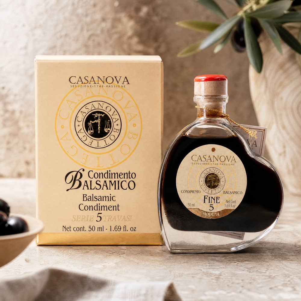 Casanova Aceto Balsamico di Modena I.G.P. Herzflasche 0,050 Liter Produktbild
